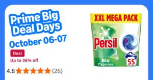 Persil Bio 4 In 1 Laundry Capsules 55 Washes