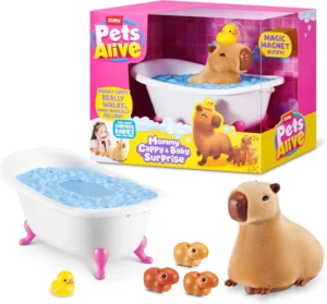 Pets Alive Mommy Capybara And Baby Surprise By Zuru