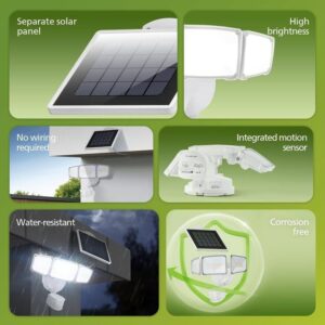 Philips 3600lm Solar Security Lights W Pir Motion Sensor Outdoor Waterproof Dimm