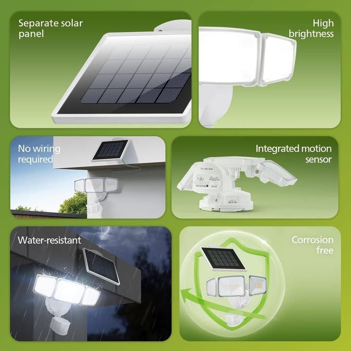 Philips 3600lm Solar Security Lights W Pir Motion Sensor Outdoor Waterproof Dimm