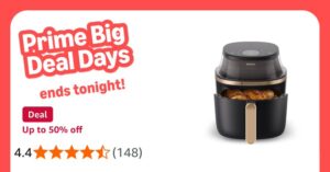 Philips Air Fryer 3000 Series Single Draw 6 2l 16 In 1 With Viewing Window