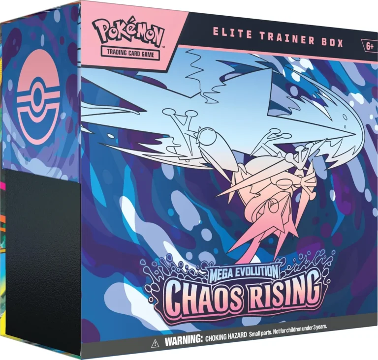 Pokemon Tcg Mega Evolution Chaos Rising Elite Trainer Box 1 Full Art Promo Card