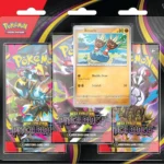 Pokémon TCG: Mega Evolution—Pitch Black Triple Pack (1 Foil Promo Card & 3 Booster Packs)
