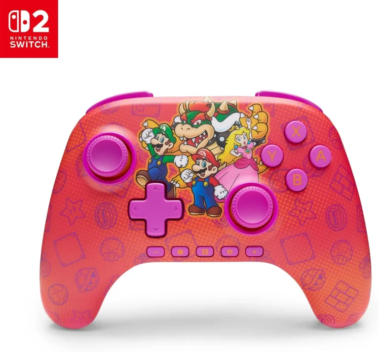 Powera Advantage Wireless Controller For Nintendo Switch 2 Mario Friends Officia