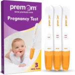 Premom 3 Pregnancy Test Pens, Midstream Urine hCG Early Test, App Support