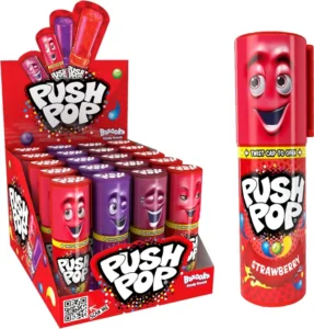 Push Pop Lollipops Pack Of 20 Lollipop Sweets Bulk Twist Cap And Clip Tasty Kids