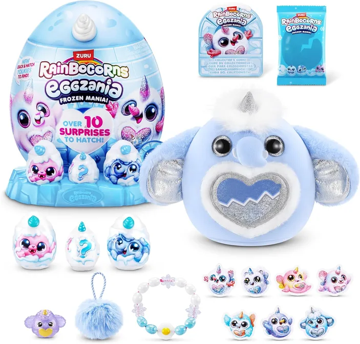 Rainbocorns Eggzania Frozen Mania By Zuru Collectible Plush Toy For Girls 3 Arct