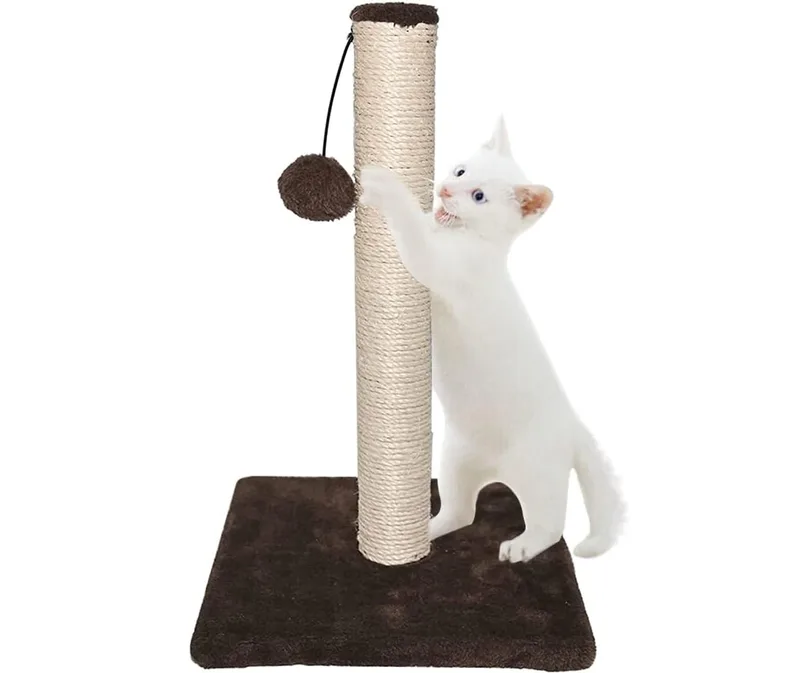 Ram Large Cat Scratching Post Cat Tree Post Tree 40cm Brown
