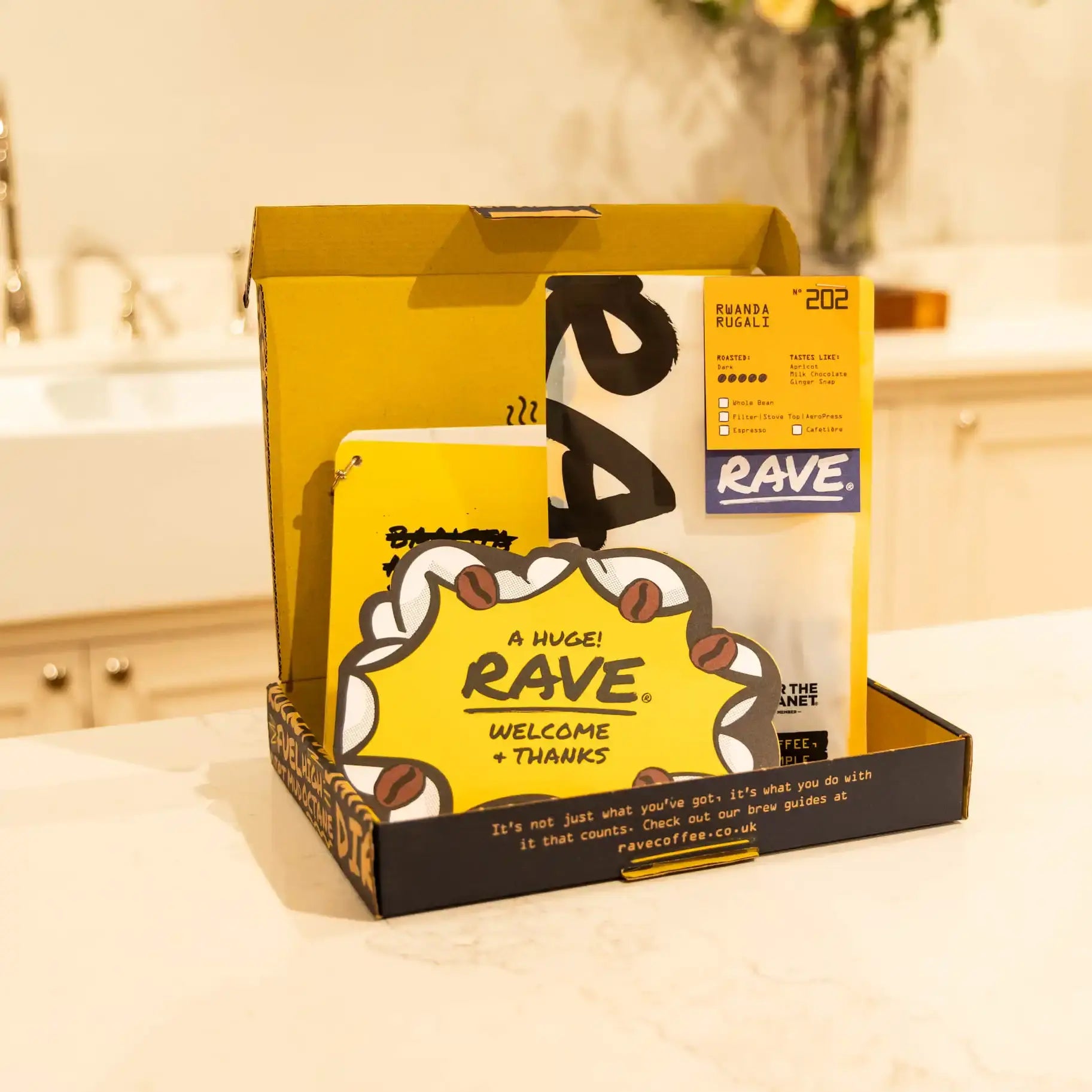 RAVE Coffee Three-Month Gift Subscription