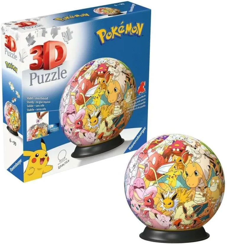 Ravensburger 3d Puzzle Ball Pokemon Ages 6 72 Pieces