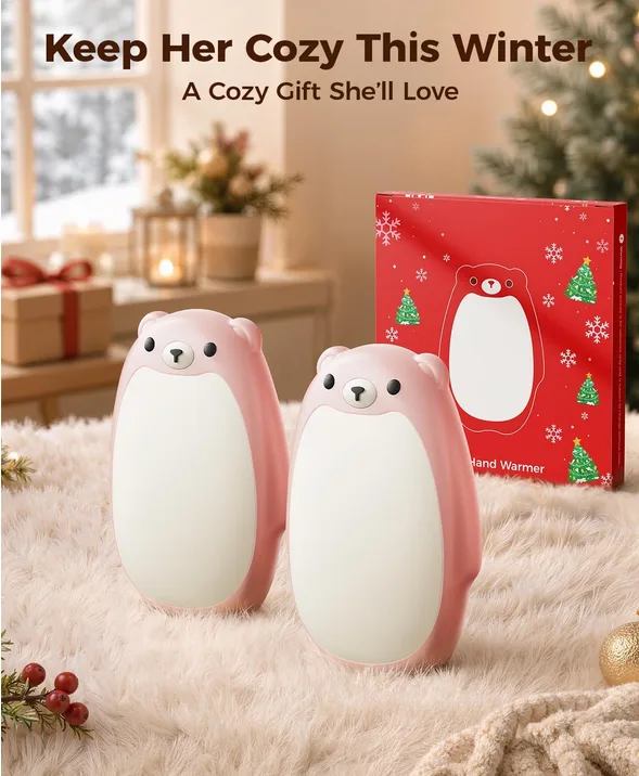 Rechargeable Hand Warmers 2 Pack Magnetic Ultra Thin Design