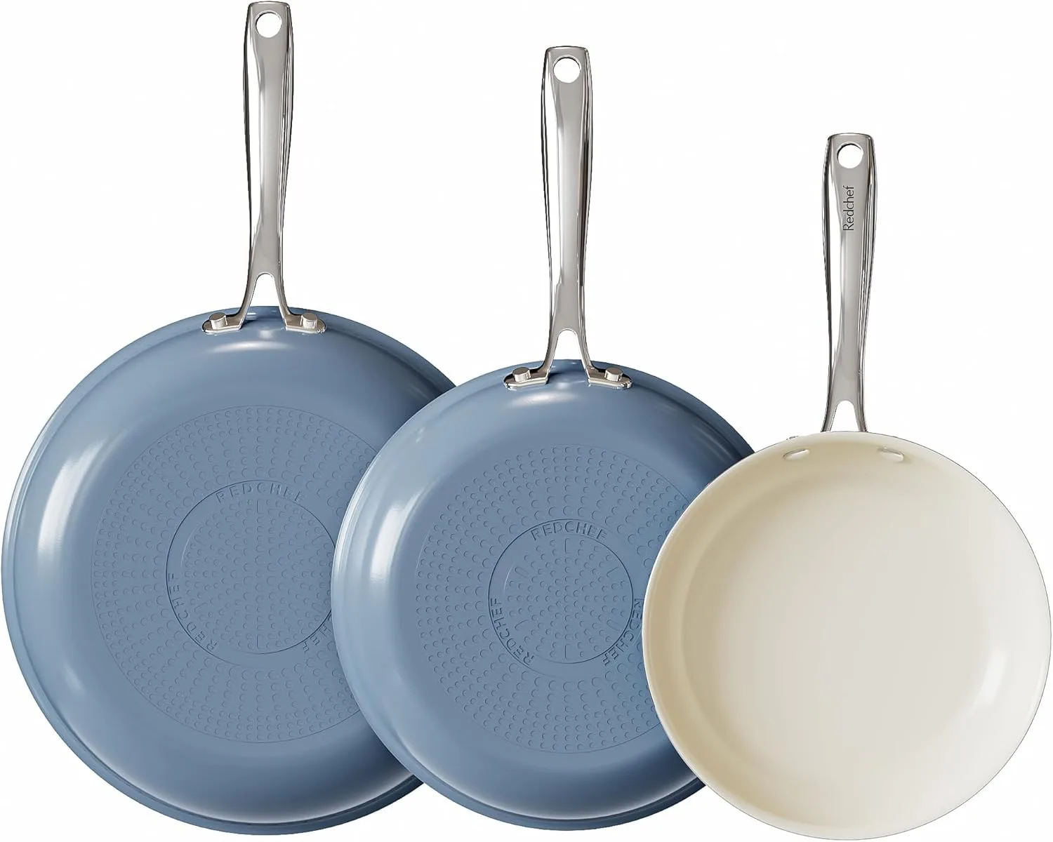 Redchef Non Stick Frying Pan 20 24 28cm Ceramic Skillet Set For Cooking