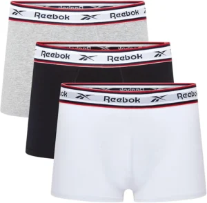 Reebok Mens 3 Pack Trunks