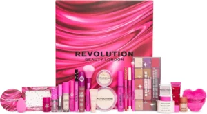 Revolution 24 Day Advent Beauty Calendar 2026 Christmas Makeup Gift Set