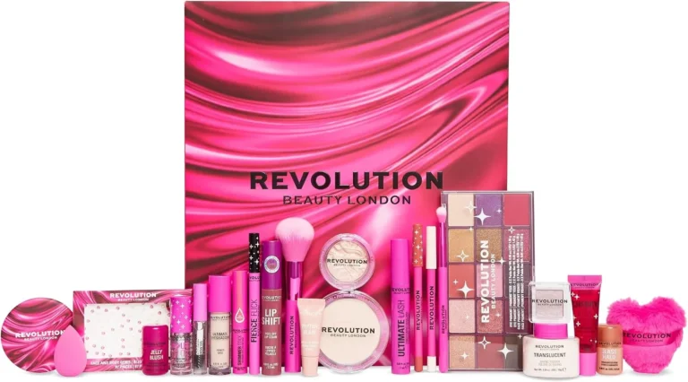 Revolution 24 Day Advent Beauty Calendar 2026 Christmas Makeup Gift Set