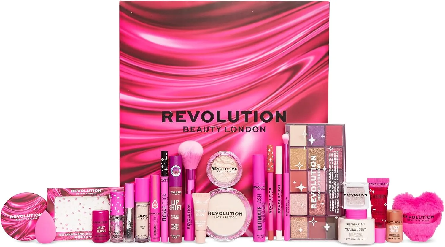 Revolution 24 Day Advent Beauty Calendar 2026 Christmas Makeup Gift Set