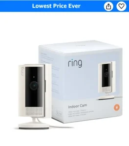 Ring Indoor Camera 2nd Gen Plug In Pet Security Camera 1080p Hd Two Way Talk Wif