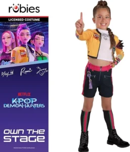 Rubies Official Netflix K Pop Demon Hunters Rumi Child Costume Kids Fancy Dress