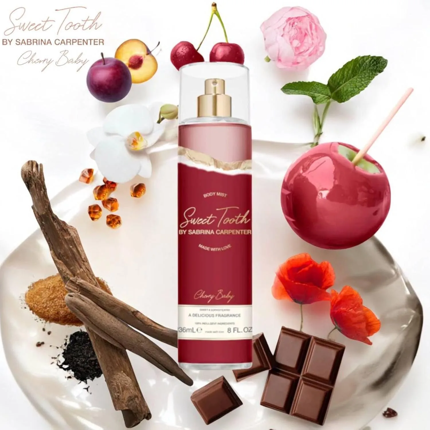 Sabrina Carpenter Sweet Tooth Women S Perfumed Body Water Various Fragrances 236