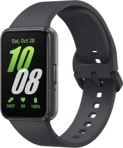 Samsung Galaxy Fit3 Smart Watch Fitness Tracker Health Monitoring Black 3 Year E