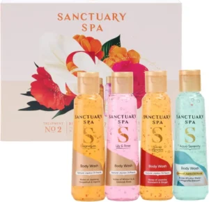 Sanctuary Spa Discovery Body Wash Fragrance Gift Set For Women 4 X 75ml Body Was