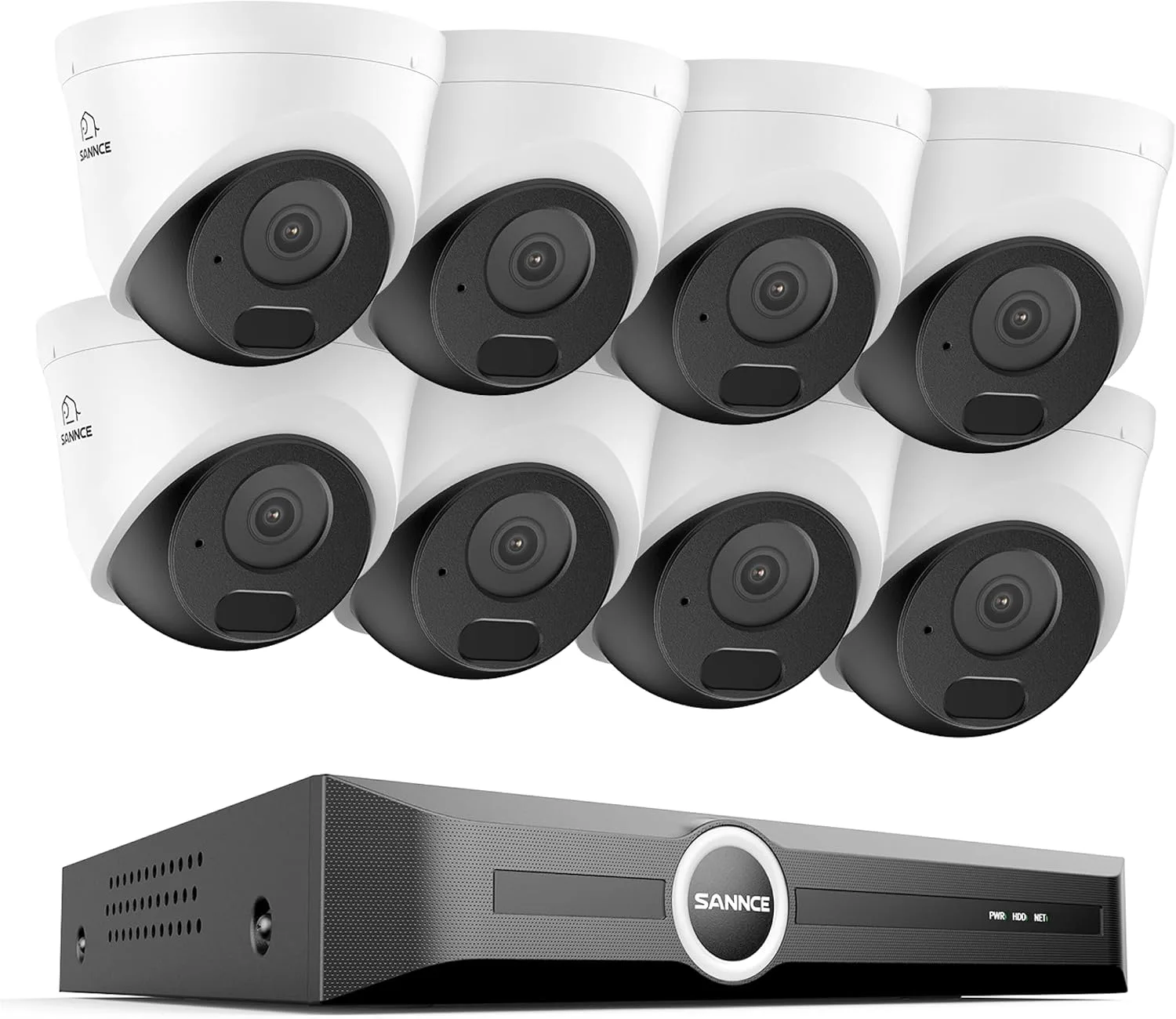 Sannce 8ch Poe Cctv Security Camera System 6mp Poe Cctv Nvr And 3mp Ip Cams