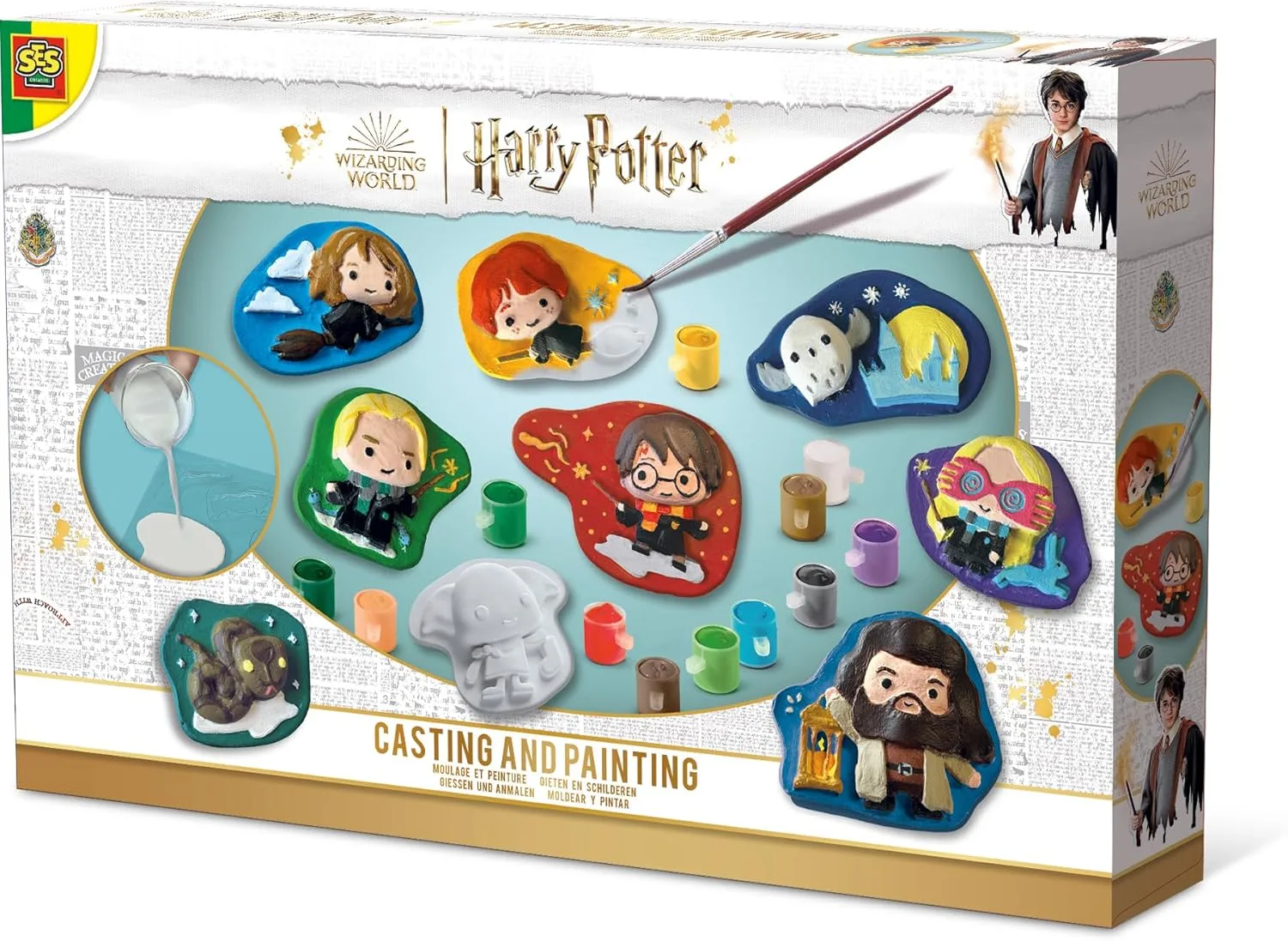 Ses Creative Harry Potter Plaster Of Paris Moulds Kits For Kids Including Your F