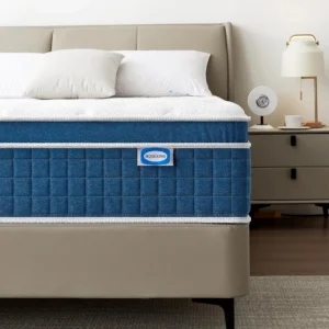 Sezmoonsi 4ft6 Double Mattresses 10 6 Inch Memory Foam Pocket Sprung Mattress Do