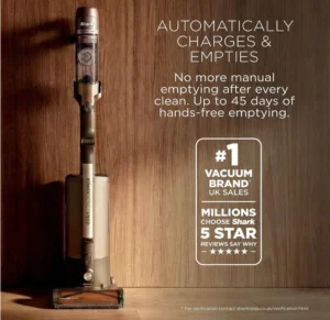 Shark Powerdetect Speed Luxe Collection Clean And Empty Cordless Vacuum