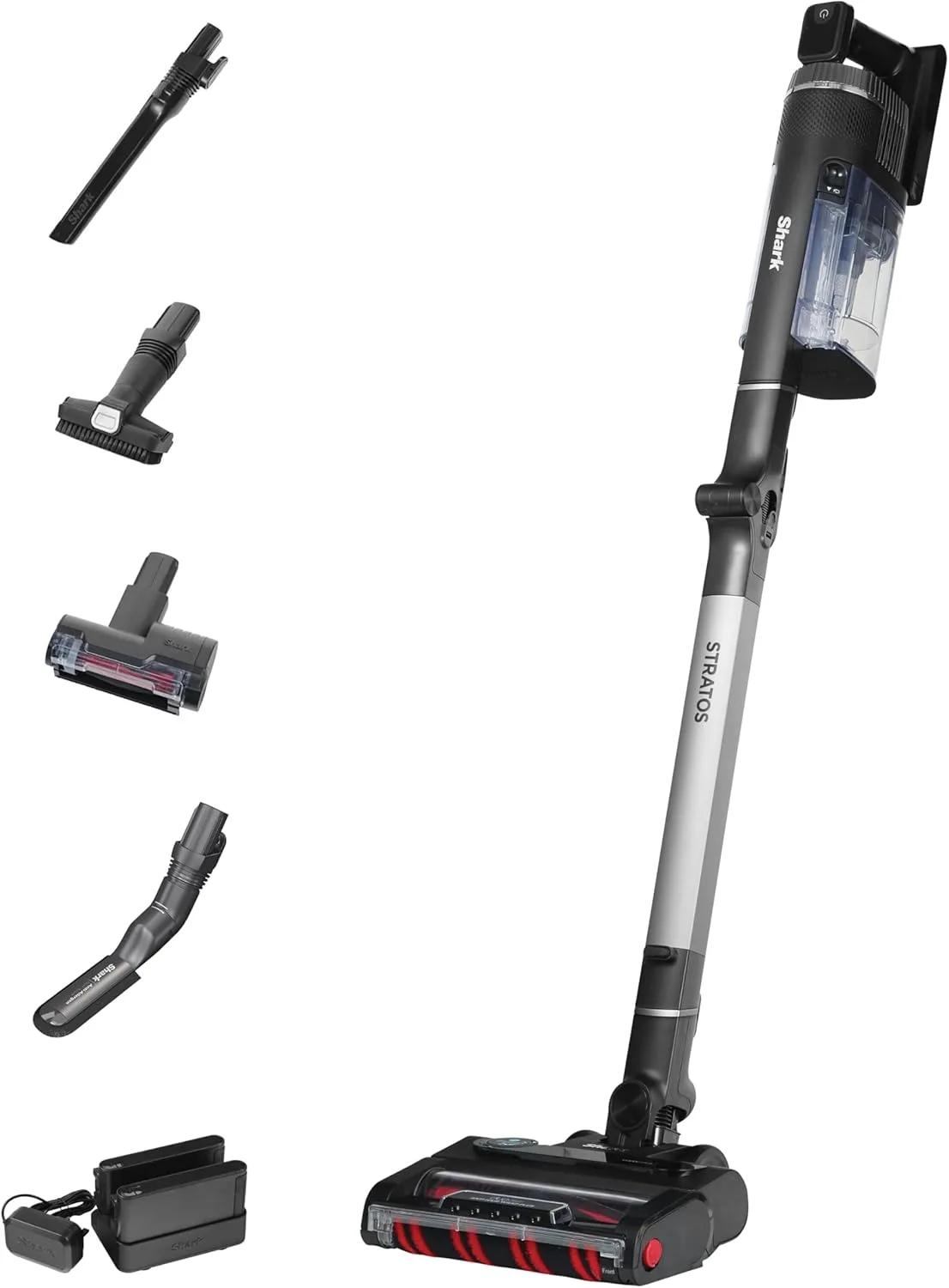 Shark Stratos Cordless Stick Vacuum Cleaner Charcoal Silver Iz420ukt