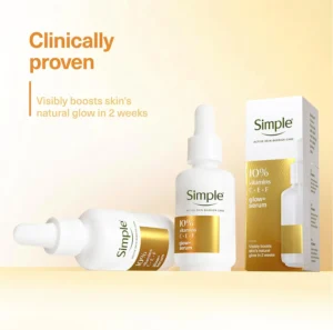 Simple Glow Vitamins C E F Serum For Dry Skin 30ml