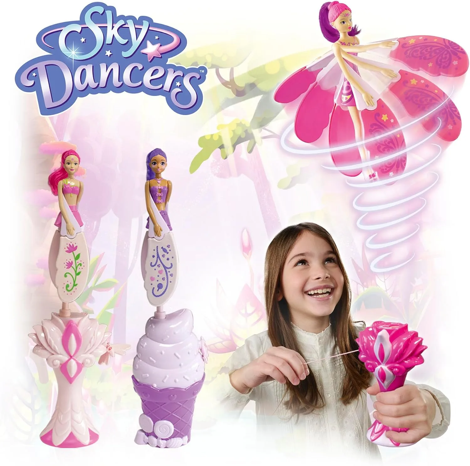 Sky Dancers Pretty Poppy Watch Your Make A Dazzling Dance Through Mid Air Flying