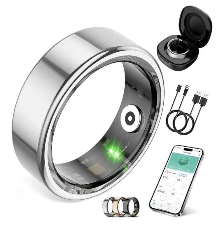 Smart Ring For Women Men Fitness Tracker Ring With Heart Rate Sleep Monitoring B