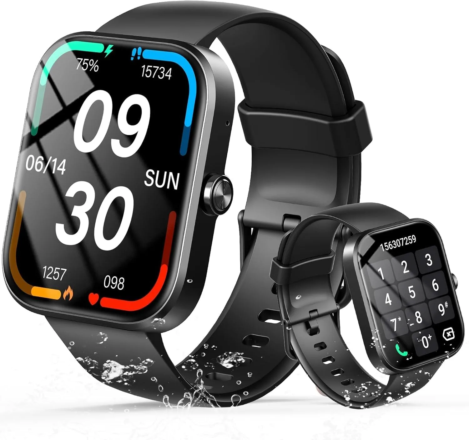 Smart Watch For Men Women 1 91 Hd Touch Screen Fitness Watch With Bluetooth Call