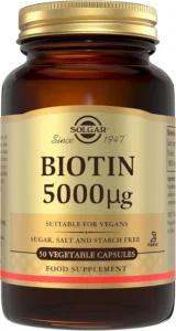 Solgar Biotin 5000 Mcg 50 Veg Capsules