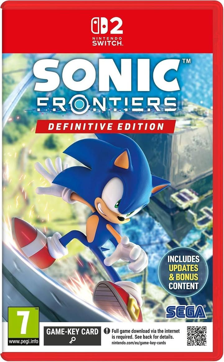Sonic Frontiers Definitive Edition Nintendo Switch 2