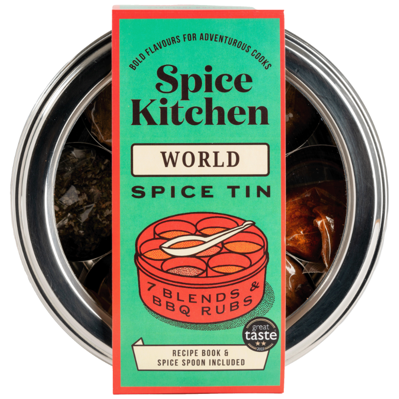 Spice Kitchen World Spice Tin