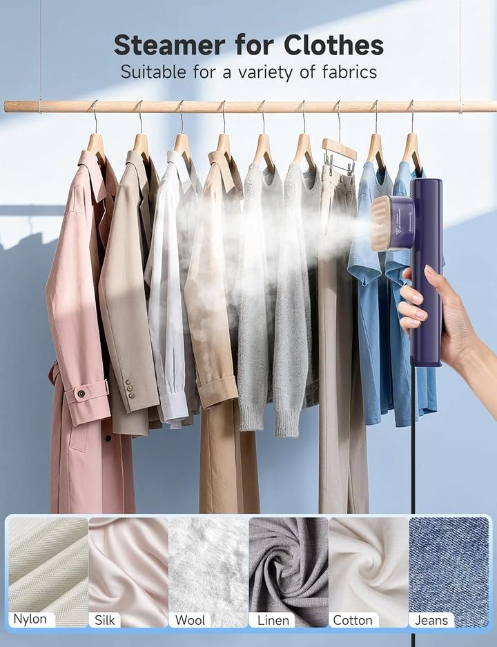 Sundu Portable Steamer Iron 15s Heat 4 Modes Led Display For Clothes