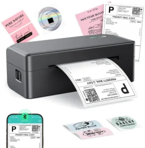 Svantto Bluetooth Thermal Label Printer 4x6 Shipping Label Printer For Royal Mai