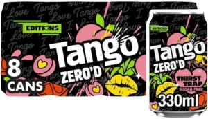 Tango Zero D Thirst Trap Peach And Pineapple 330ml Can 8 Pack