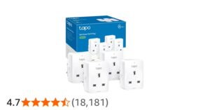 Tapo P100 4 Pack Smart Plug Mini WiFi Plug Works With Alexa And Google