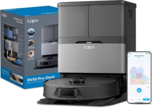Tapo Rv50 Pro Omni 15000pa Robot Vacuum Cleaner With Mop All In One Dock
