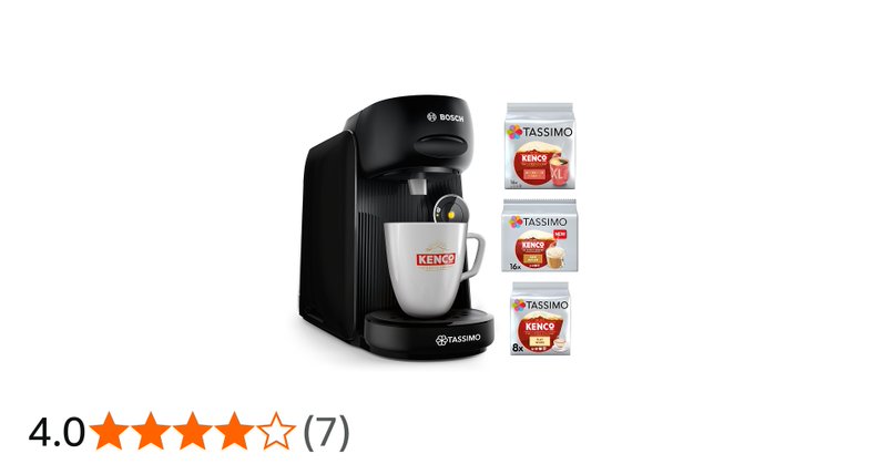 Tassimo By Bosch Finesse Friendly Pod Coffee Machine Tas162egbc Black