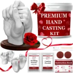 TECEUM Hand Casting Kit – Unique Gift for Couples, Family, Babies & Adults