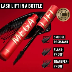 Thrill Seeker Mega Lift Mascara Black Brown Ultra Volumising Long Wearing Smudge