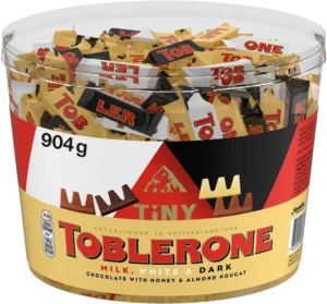 Toblerone Extra Large Tub Assorted Milk White And Dark Chocolate 904 G