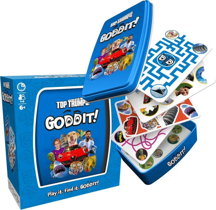 Top Trumps Original Goddit Card Game For Kids And Adults Family Game Travel Game