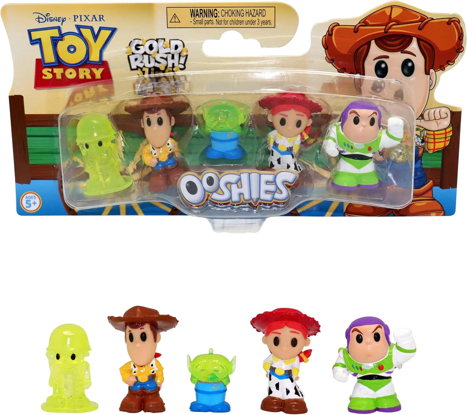 Toy Story Ooshies Collectibles 5 Pack Pencil Toppers Chance Of Rare Limited Edit