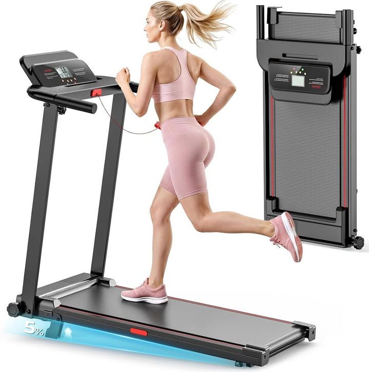 Treadmill For Home Foldable Walking Pad Running Machine With Stable Incline