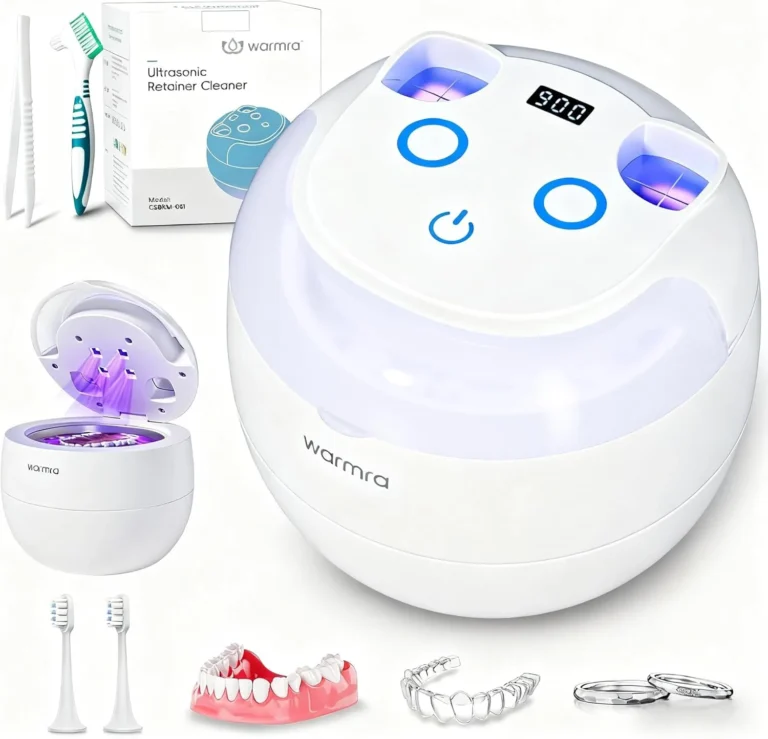 Ultrasonic Retainer Cleaner Machine 45khz Ultrasonic Cleaner For Dentures U V Li